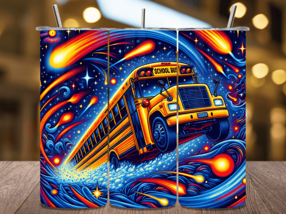 Back to School Blast off Tumbler Wrap