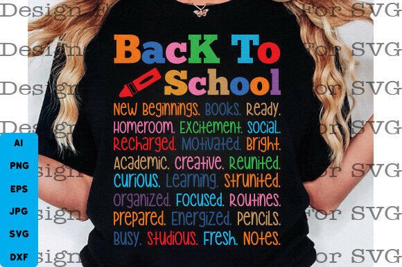 Back to School Words SVG PNG Teacher SVG: A Digital Design Guide for Creative Projects