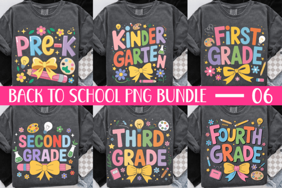 Coquette Back to School Bundle, Pre-K PNG: A Versatile Digital Design for Creative Projects