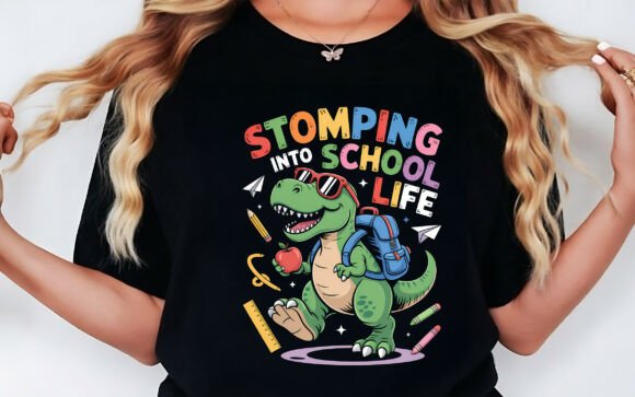Funny Dinosaur Back to School Shirt PNG: A Playful Addition to Your School Year