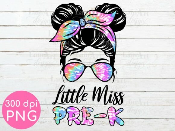 Little Miss Pre-K Back to School Girl: The Ultimate Digital Sublimation Asset for Creative Projects