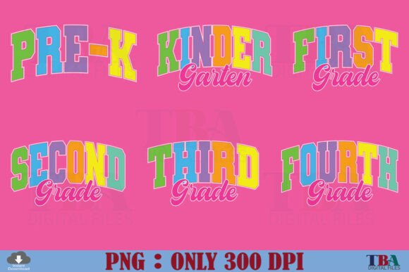 Preppy Back to School Teacher Grade Neon: A Digital Asset for Creative Projects
