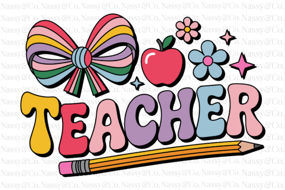 Preppy Teacher Bow Back to School PNG: A Strategic Design Asset for Creative and Business Use