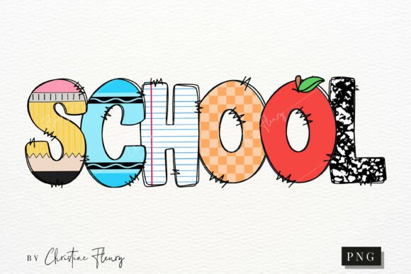 School Doodle PNG, Back to School PNG: A High-Resolution Creative Asset for Modern Projects