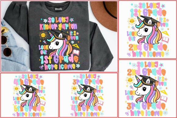 Unicorn Back to School Grade PNG Bundle: A Strategic Asset for Creative and Commercial Projects