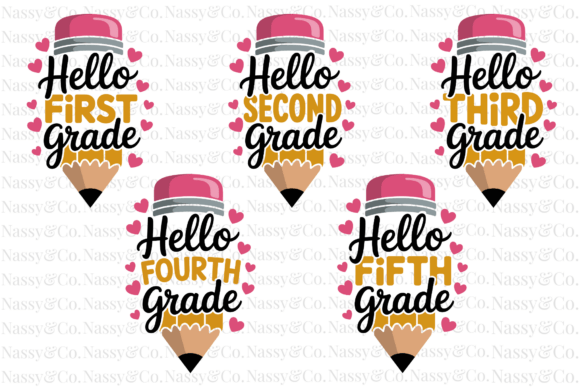Unlock Creative Potential with the Bundle Preppy Hello Back to School PNG