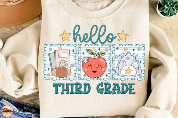 Unlocking Creativity with Preppy Third Grade, Back to School PNG: A Versatile Design Asset for Modern Creators