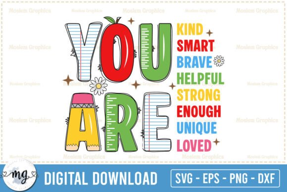 You Are Kind Smart SVG Design